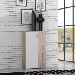 Szafka na buty Dąb Piaskowy/Biały